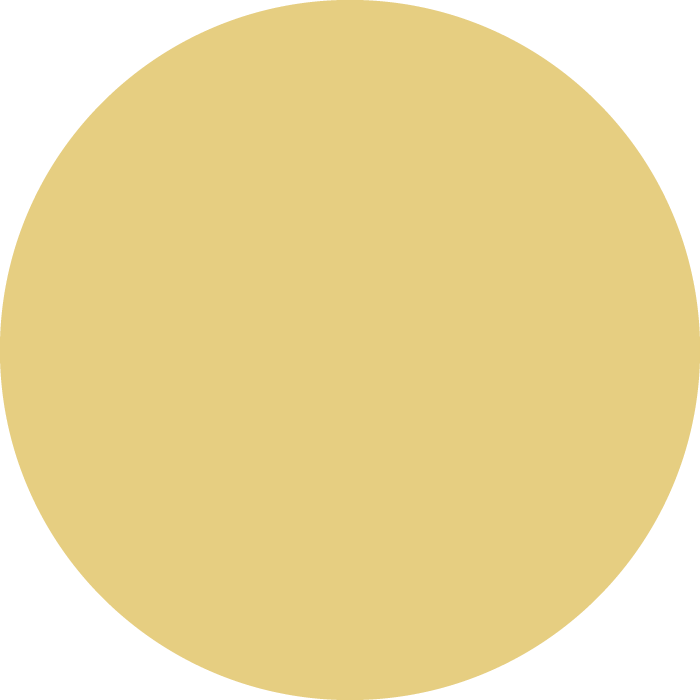 light gold circle