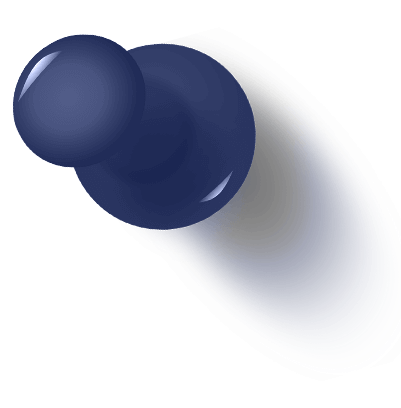 navy blue push pin